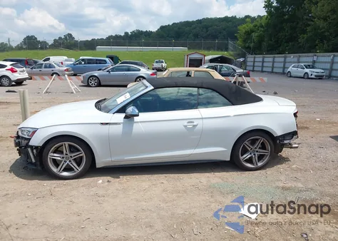 2018 Audi S5 3.0T Premium Plus z USA, uszkodzony, nr VIN WAU24GF50JN009209